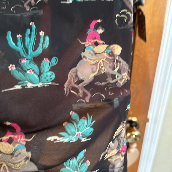 NWT country western mesh top - Picture 2 of 5